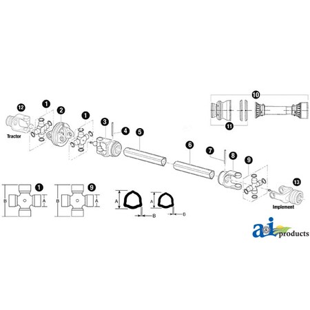 A & I Products Inner Tube - Rilsan Coated 64.25" x2.5" x2.5" A-BP245041500
